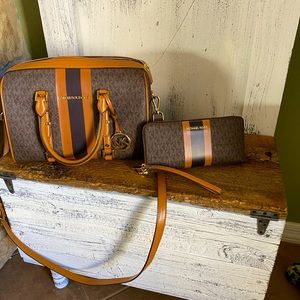 Michael Kort Handbag and Wallett